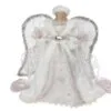 16" White & Silver Angel Topper