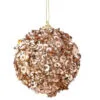 4" Champagne Sequin Ball Set Of 12 1 4" Champagne Sequin Ball Set Of 12 -Christmas decorations 4390318289 1