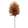 4" Gold Pine Cone Pick Set Of 12 2 4" Gold Pine Cone Pick Set Of 12 -Christmas decorations 4446826137
