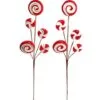 15" Lollipop Spray Pick Assorted Set Of 12 -Christmas decorations 4446843183