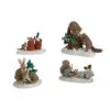 Village Accessory Friendly Neighbors Pack Of 4 -Christmas decorations 4554432814