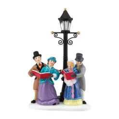 Dickens' Village Caroling By Lamplight