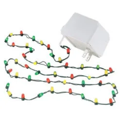 Village Accessory String Of 45 Multicolor LED Lights