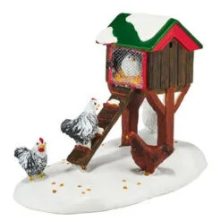 Village Accessories Mistletoe Farm Chicken House