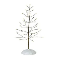 Village Accessory Winter Brite White Tree