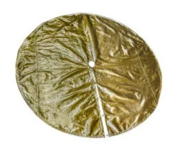 72" Gold Metallic Dupion Tree Skirt -Christmas decorations 4861204137B