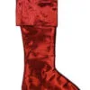 25" Ruby Metallic Stocking -Christmas decorations 4861204146