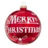 5" Merry Christmas Ball Set Of 2 -Christmas decorations 4889354556