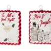 5" Holiday Cocktail Assorted Ornament Set Of 2 -Christmas decorations 4889354581