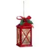 7.5" Battery Operarted Red Lantern Ornament -Christmas decorations 4889354684