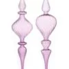 10.5" Purple Assorted Finial Set Of 2 2 10.5" Purple Assorted Finial Set Of 2 -Christmas decorations 4889354748