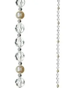 6 FT Crystal & Pearl Garland Set Of 2