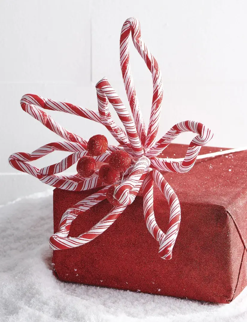 16.5" Peppermint Floral Stem Set Of 2 4 16.5" Peppermint Floral Stem Set Of 2 - Image 2