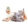 11" Winter Lying Ballerina Doll -Christmas decorations 5414455542551