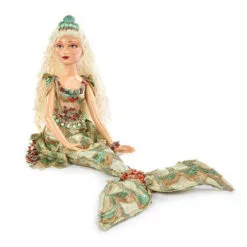 33" Coral Shell Mermaid Doll