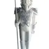 6 FT Royal Nutcracker With Staff -Christmas decorations 6FTSilverSolider