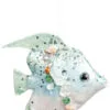 Mark Roberts 5" Aqua Jewel Fish Ornament Set Of 6 -Christmas decorations 8003641376 1