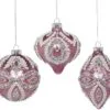 Mark Roberts 5" Pink Grand Jewel Ornaments Assorted Set Of 6 -Christmas decorations 8003641933