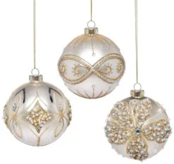 Mark Roberts 3" Sparkling Jewel Ornament Assorted Set Of 6