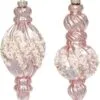 Mark Roberts 5.5" Pink Pearlized Assorted Finial Set Of 6 -Christmas decorations 8003651922 1