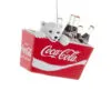 3" Coca-Cola Polar Bear Ornament Set Of 2 2 3" Coca-Cola Polar Bear Ornament Set Of 2 -Christmas decorations 8613117784