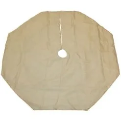 54" Ivory & Gold Pinecone Accented Tree Skirt -Christmas decorations 8613140213B