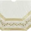 54" Ivory & Gold Pinecone Accented Tree Skirt -Christmas decorations 8613140213 9b1038aa e0ae 489c 8526 72615bb7dc5f