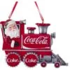 2.5" Coca-Cola Santa Train Ornament -Christmas decorations 8613146057