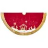 48" Red & Gold Nativity Tree Skirt -Christmas decorations 8613151635 c85987e0 de08 4ce7 b9ff c9fd20b84359