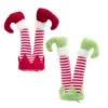 8.5" Red & Green Elf Leg Clips Set Of 4 -Christmas decorations 8613155902