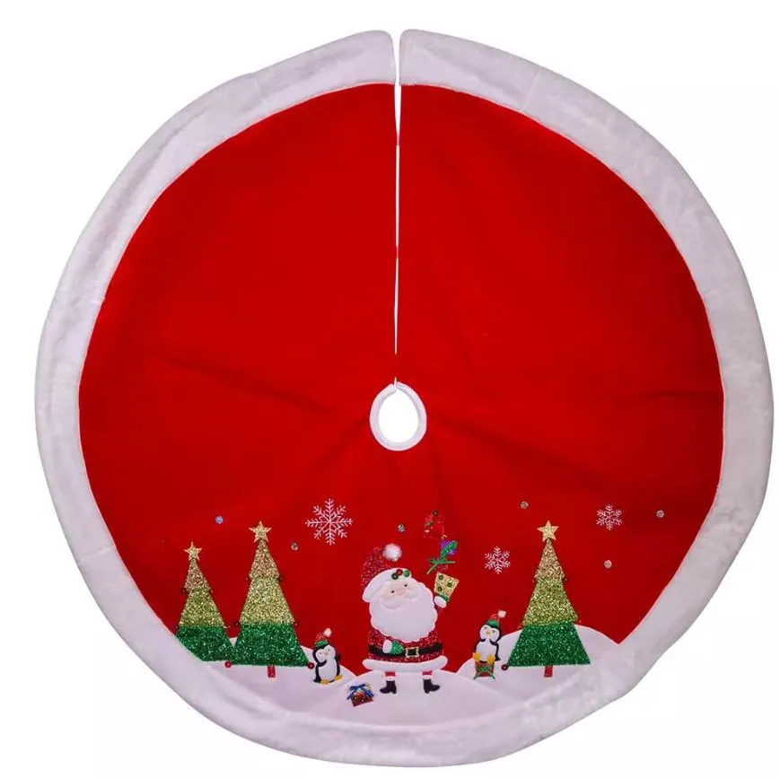 48" Holiday Decoration Tree Skirt 5 48" Holiday Decoration Tree Skirt - Image 3