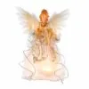 12" Light Ivory & Gold Angel Tree Topper 2 12" Light Ivory & Gold Angel Tree Topper -Christmas decorations 8613174202A