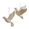 3" Platinum Assorted Dove Ornament Set Of 8 1 3" Platinum Assorted Dove Ornament Set Of 8 -Christmas decorations 8613181569