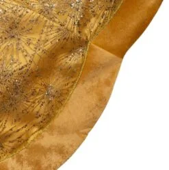 60" Gold Glitter Tree Skirt 9 60" Gold Glitter Tree Skirt -Christmas decorations 8613182983b