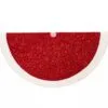 54" Red Sequin Tree Skirt With White Border 2 54" Red Sequin Tree Skirt With White Border -Christmas decorations 8613182986 83873494 fb1a 4cb8 b680 e80b40e30a8c
