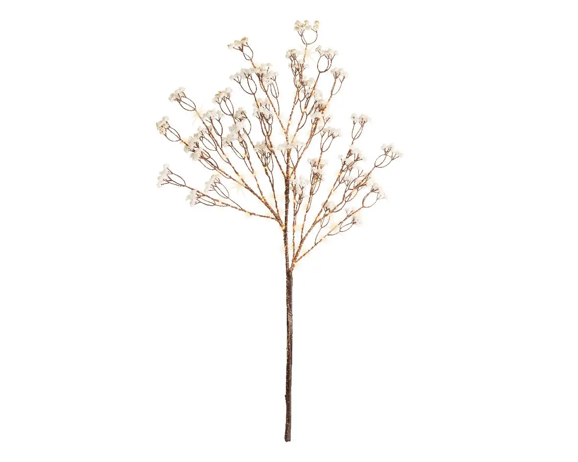 30" Flower Branch 75 Micro LED Warm White 3 30" Flower Branch 75 Micro LED Warm White
