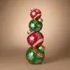 3 FT Red & Green Musical Stacking Battery Operated Ornament -Christmas decorations 8729363343