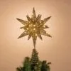 10" Gold Starburst Topper With 60 Micro LED 2 10" Gold Starburst Topper With 60 Micro LED -Christmas decorations 8729371283