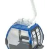 3" Blue & Black Ski Lift Gondola 1:32 Scale -Christmas decorations 9120036460522