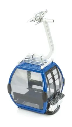 3" Blue & Black Ski Lift Gondola 1:32 Scale