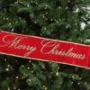 4" X 3 FT Red & Gold "Merry Christmas" Banner 1 4" X 3 FT Red & Gold "Merry Christmas" Banner -Christmas decorations 9263283293
